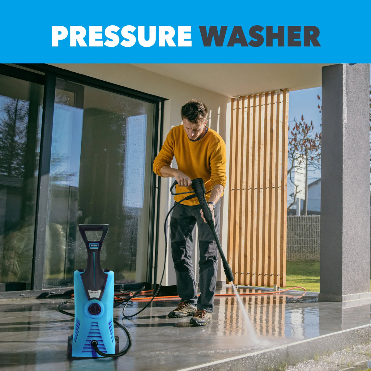 2,000 PSI 1.6 GPM Electric Pressure Washer with Soap Bottle N18791