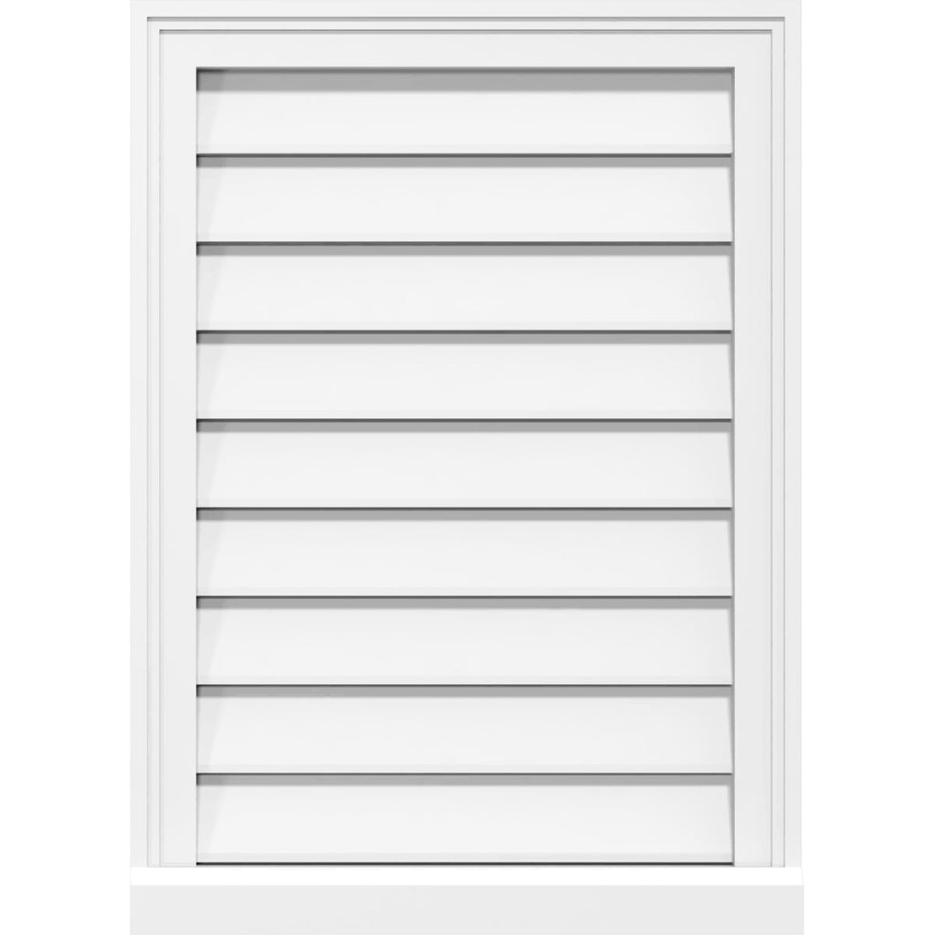 24x22W x 26x22H PVC Gable Vent O990280