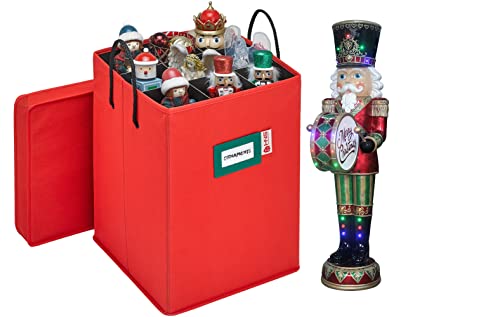 Storage Box for Nutcrackers and Figurines with Adjustable Dividers Q28449