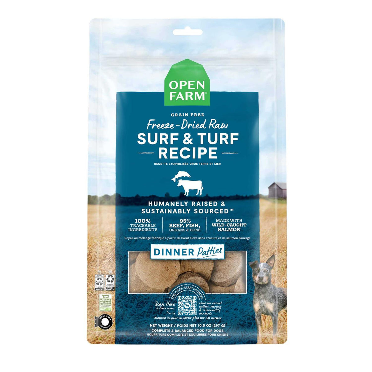 Freeze Dried Raw Patties Dog Food A69713