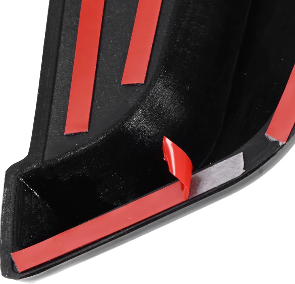 2pcs Gloss Black Car Hood Vent Scoop Kit G67107