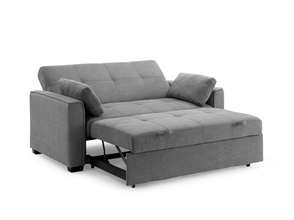 Cappuccino Full Size Sleeper Loveseat H815