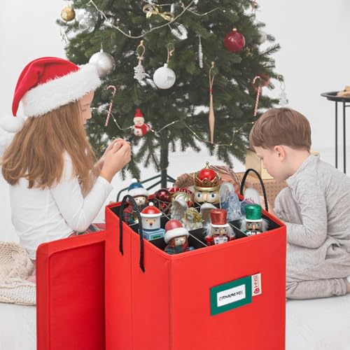 Storage Box for Nutcrackers and Figurines with Adjustable Dividers Q28449