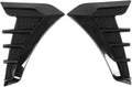 2pcs Gloss Black Car Hood Vent Scoop Kit G67107