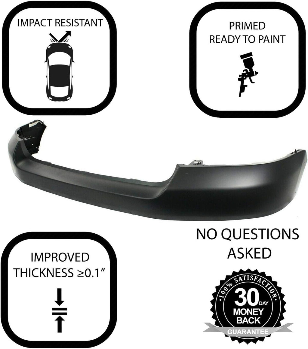 Primed Plastic Front Upper Bumper Cover Fascia for 2004-2006 Ford F150 Pickup U17247