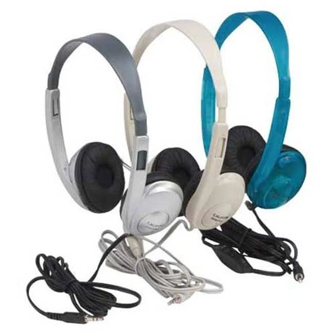 12 Pack Multimedia Stereo Headphones with Case U66839
