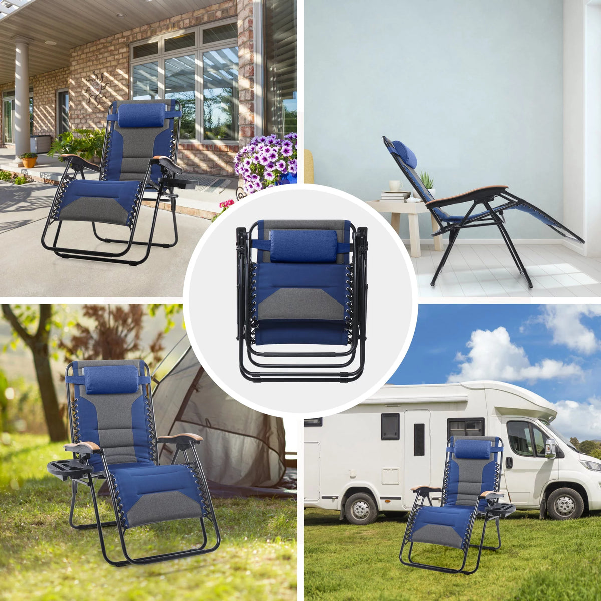 Oversized Padded Zero Gravity Chair X646