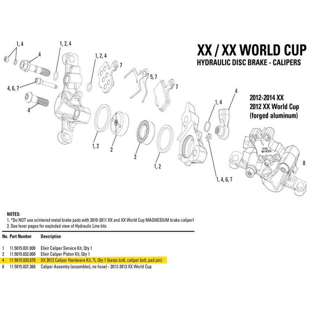 Caliper Hardware Kit N37558