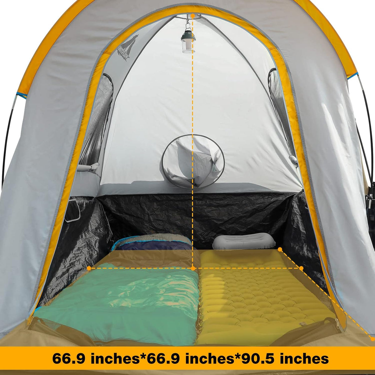 Waterproof 5.5-5.8 ft Truck Bed Tent for 2 Person S1345