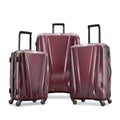 3 Piece Hard-Shell Luggage Set with Carry-On, Medium, and Large Suitcase, Aubergine O89521