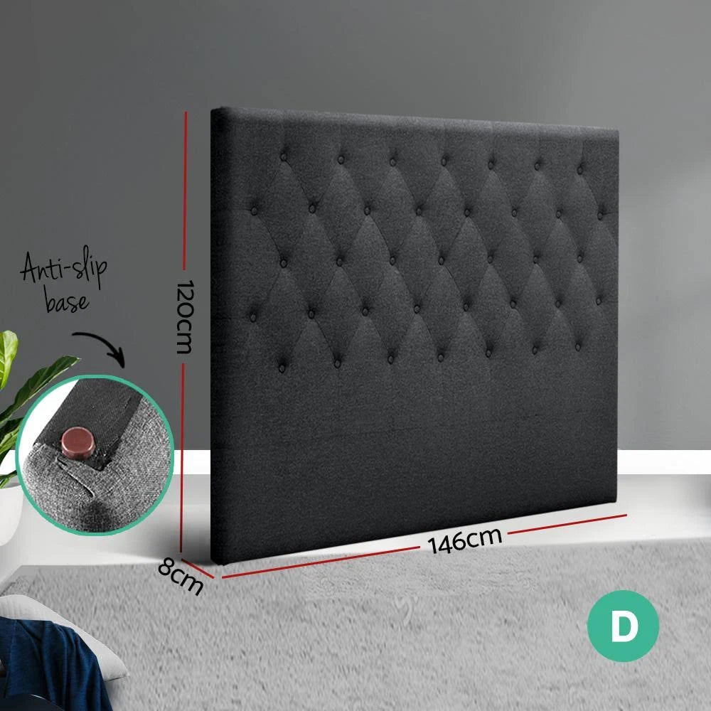 Double Size Fabric Bed Headboard C3775