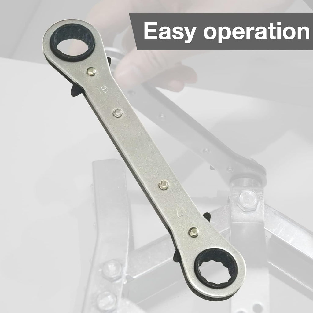 Camper Wheel Chock Stabilizer 2 Sets, RV Tire Scissor Locking X Chock G558