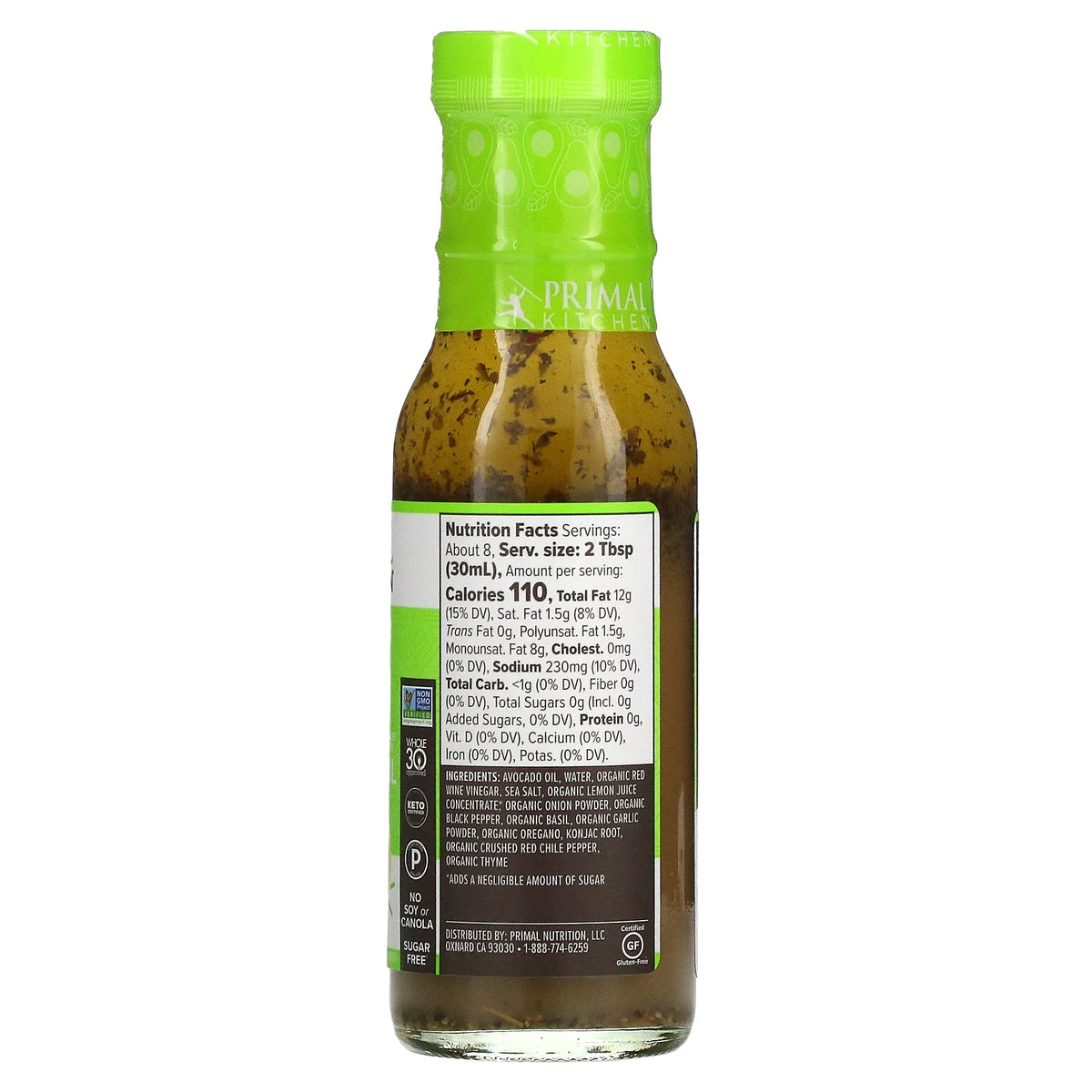 Italian Dressing & Marinade with Avocado Oil, 8 fl oz G573