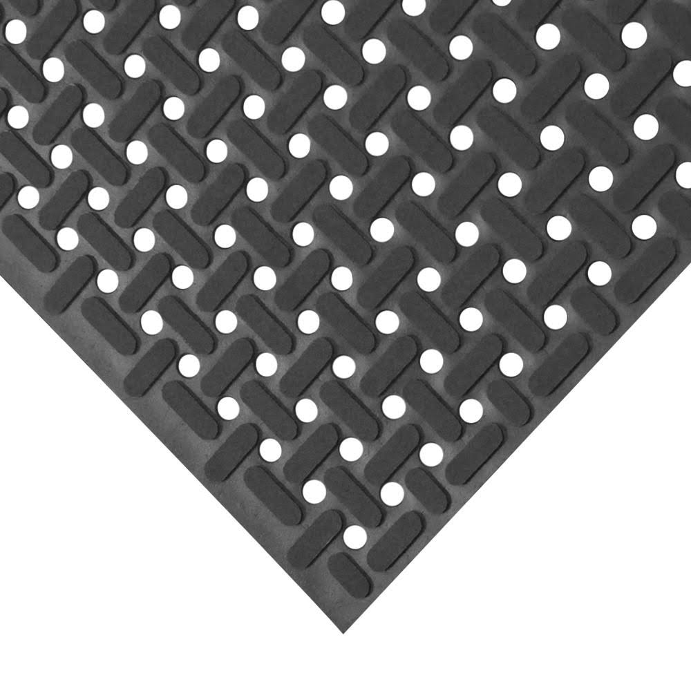 Black Non-Slip Rubber Matting F64573