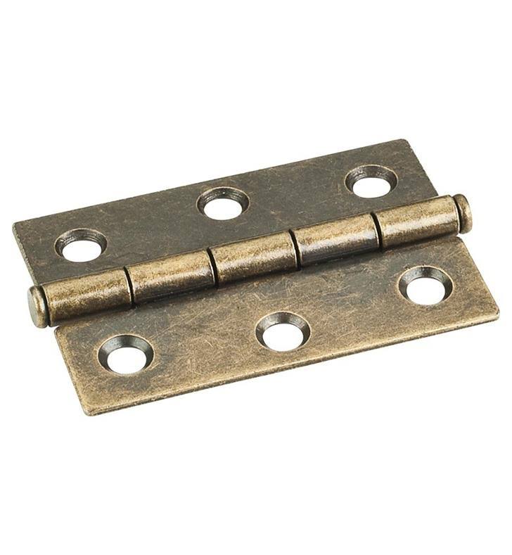 2 1/2x22 Single Full Swaged Butt Cabinet Door Hinge in Bright White R452437