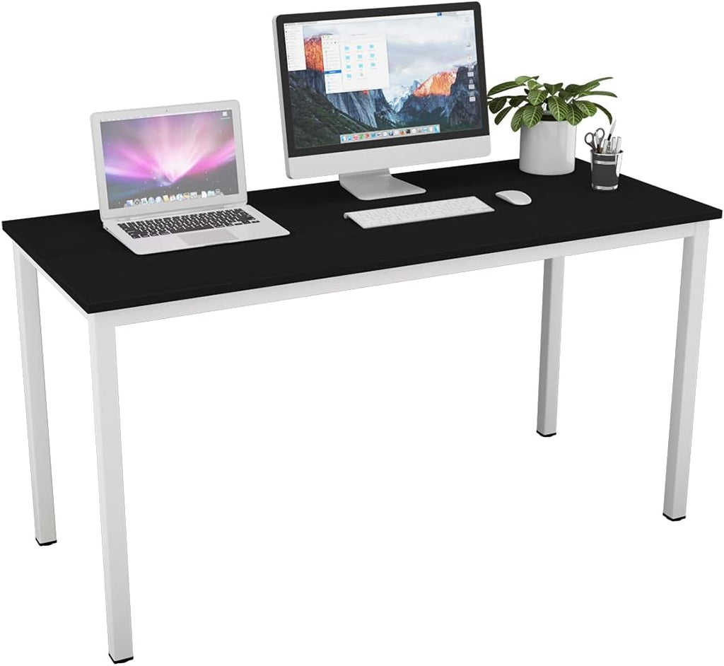 Black Brown 47 inches Computer Desk T662839
