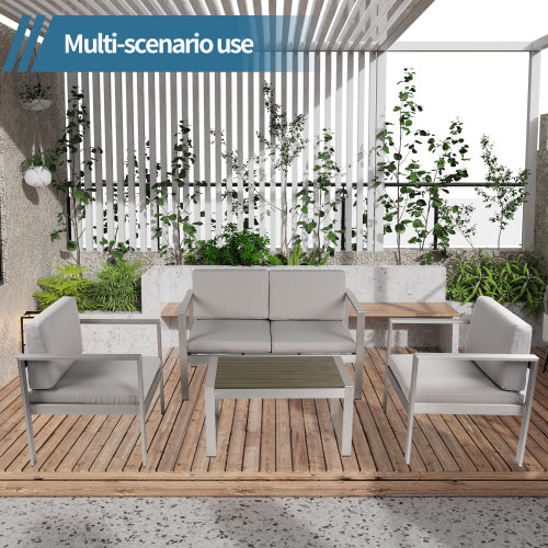 Aluminum 4 Piece Sofa Seating Group T819