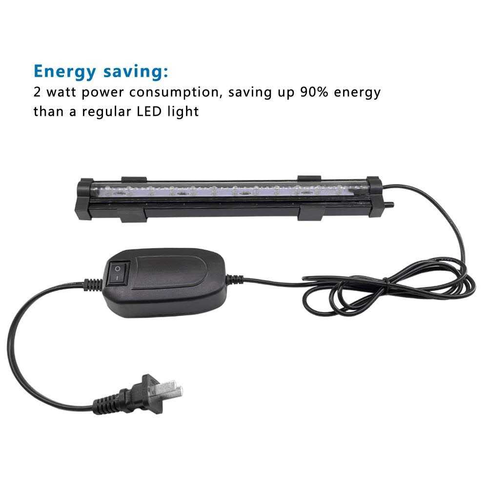 2 Watt Aquarium Air Stone with Color Changing LED Light Pump P7642