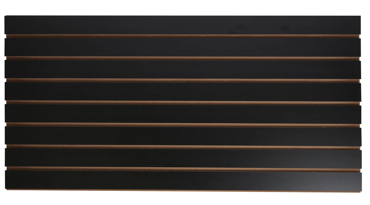 Black Slatwall Panels Pack of 2 B24310