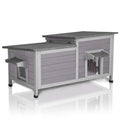 Insulated Weatherproof Outdoor Cat House D29282