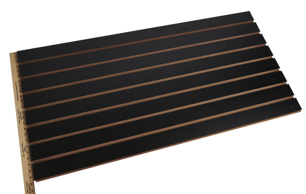 Black Slatwall Panels Pack of 2 B24310