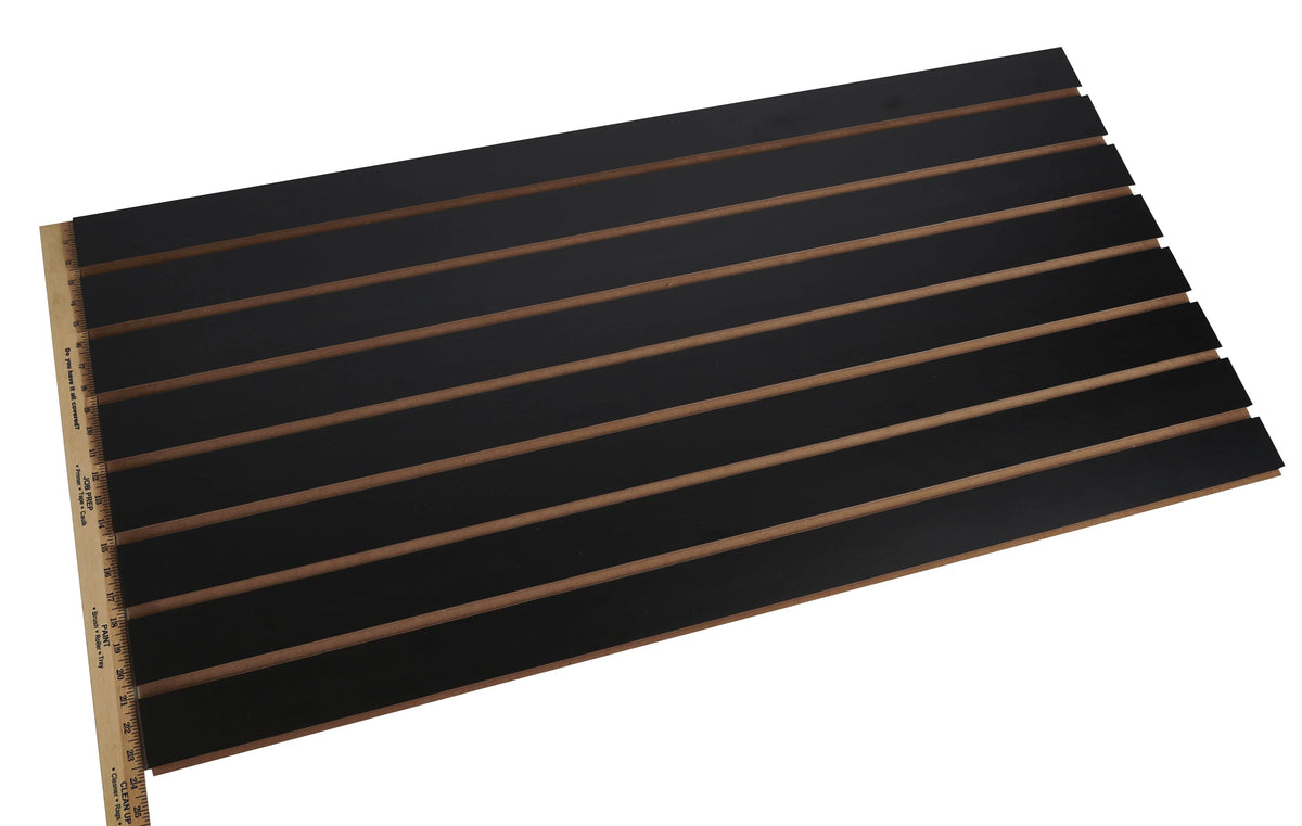 Black Slatwall Panels Pack of 2 B24310