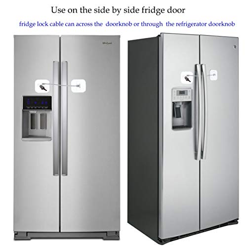 White Fridge Lock M9297