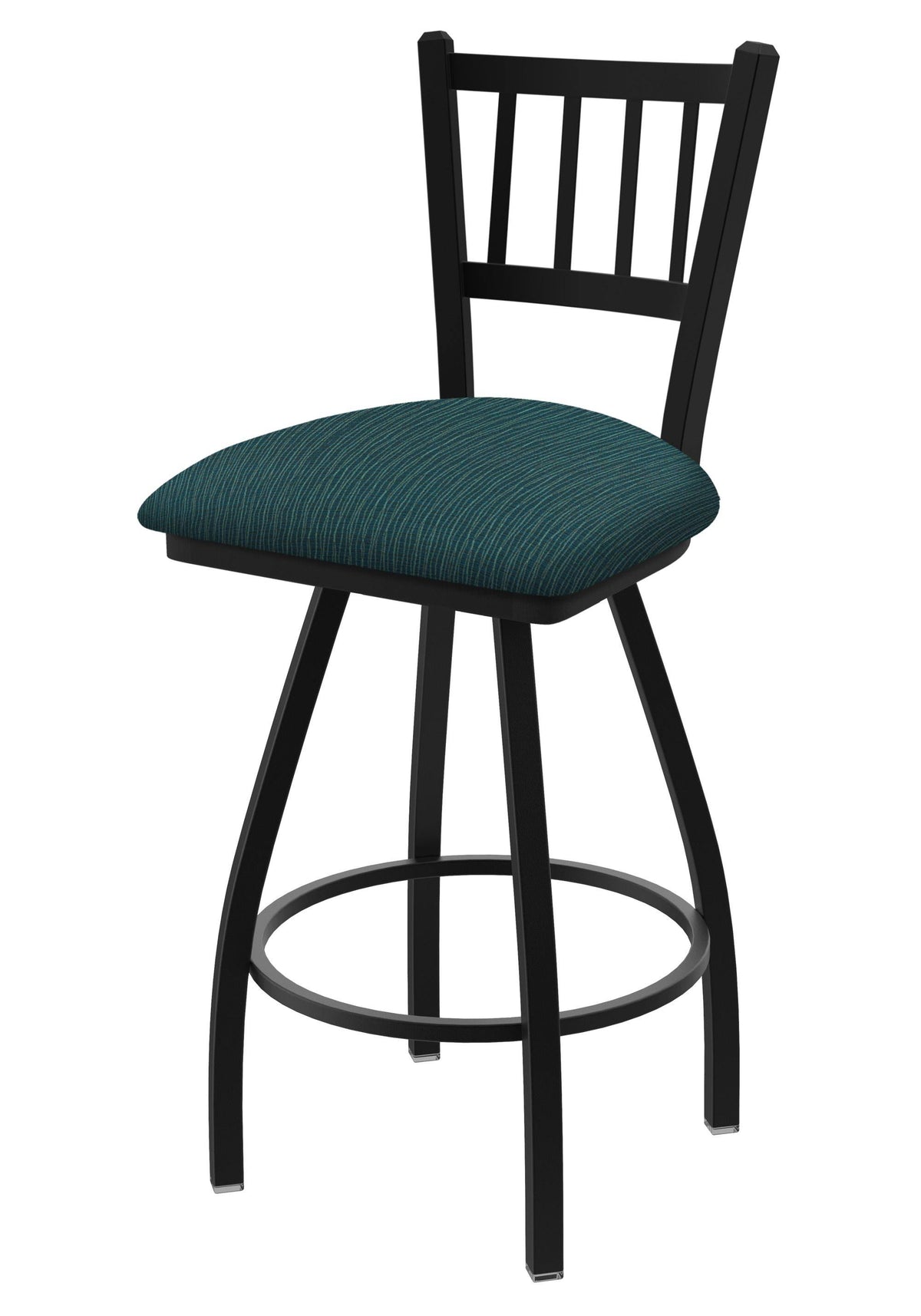 Swivel Extra Tall Bar Stool with Black Wrinkle Finish X87275