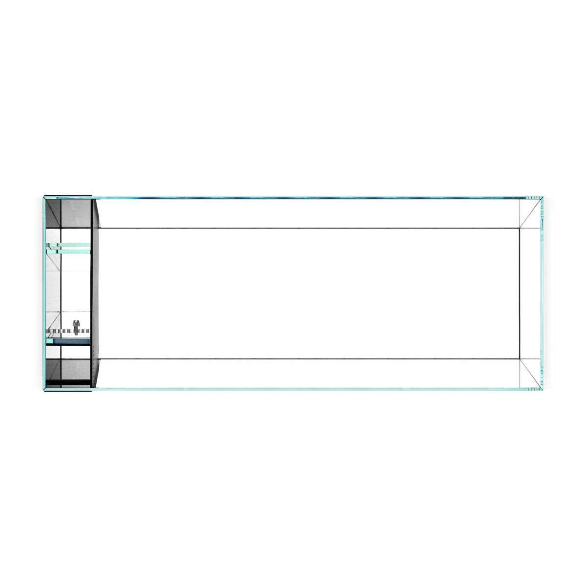 21 Gallon Dual AIO Rimless Aquarium S8609