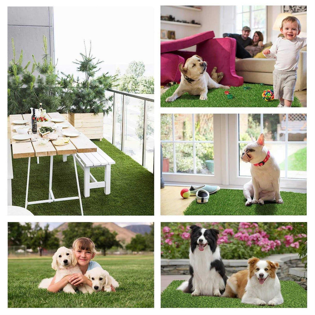 39.4 x 31.5 Inches Washable Artificial Grass Rug N816