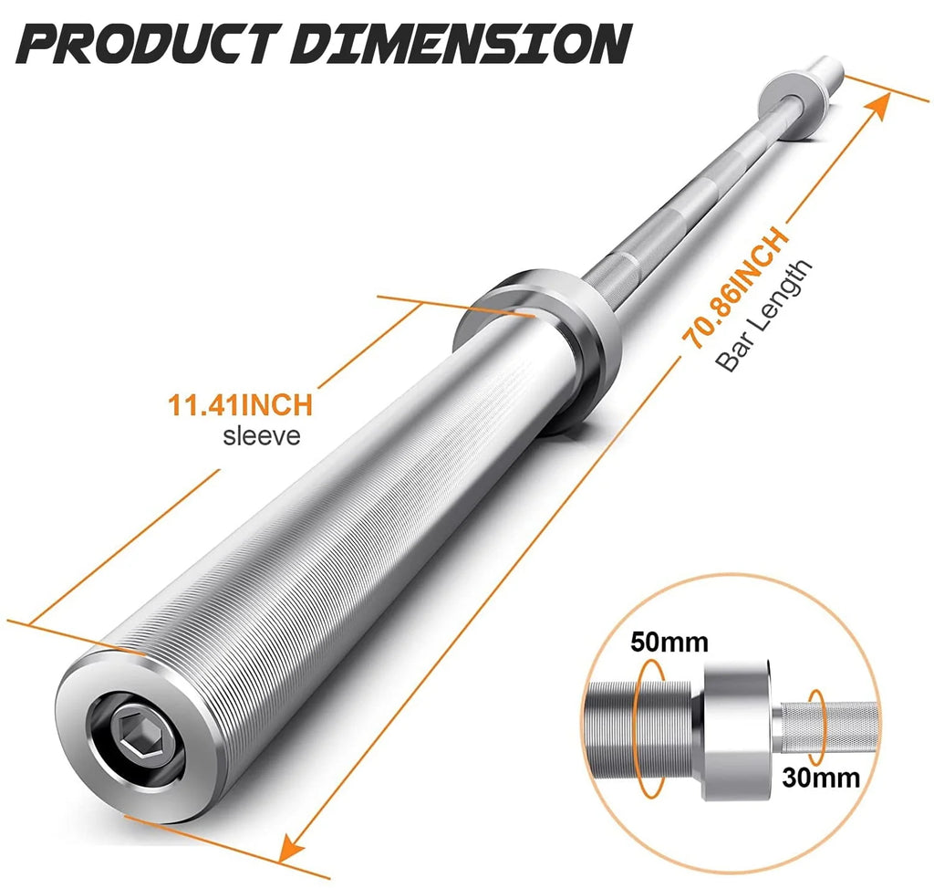 5Ft Olympic Weightlifting Barbell Bar T364