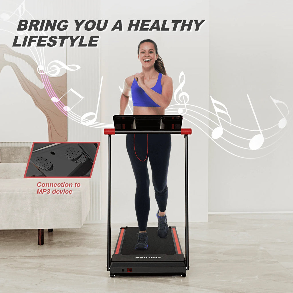 Folding Treadmill with 12 Preset Programs, 3.0 HP and 220 LBS Capacity Z68177