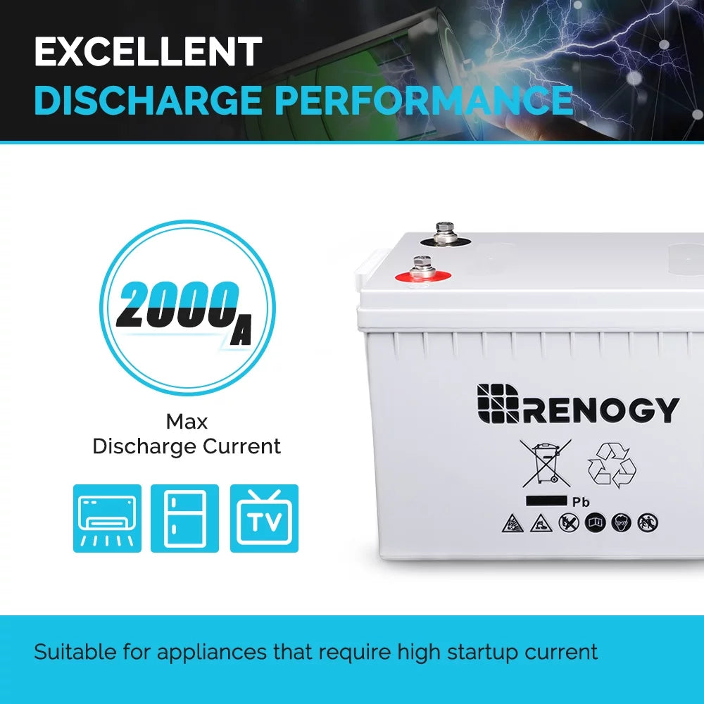 12 Volt 200Ah Deep Cycle AGM Battery Z324245