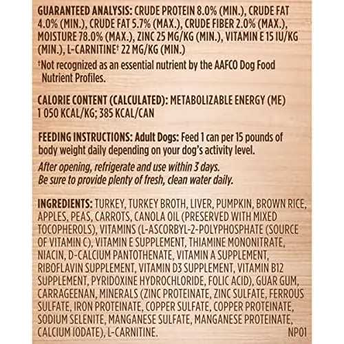 Real Turkey & Pumpkin Recipe Wet Dog Food E5632