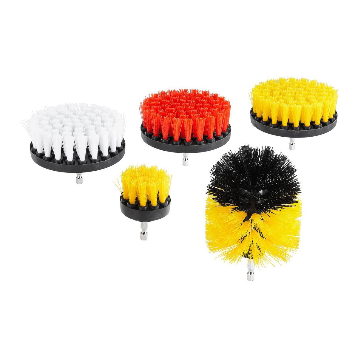 Power Drill Brush Detailing Kit, 5-Piece A185