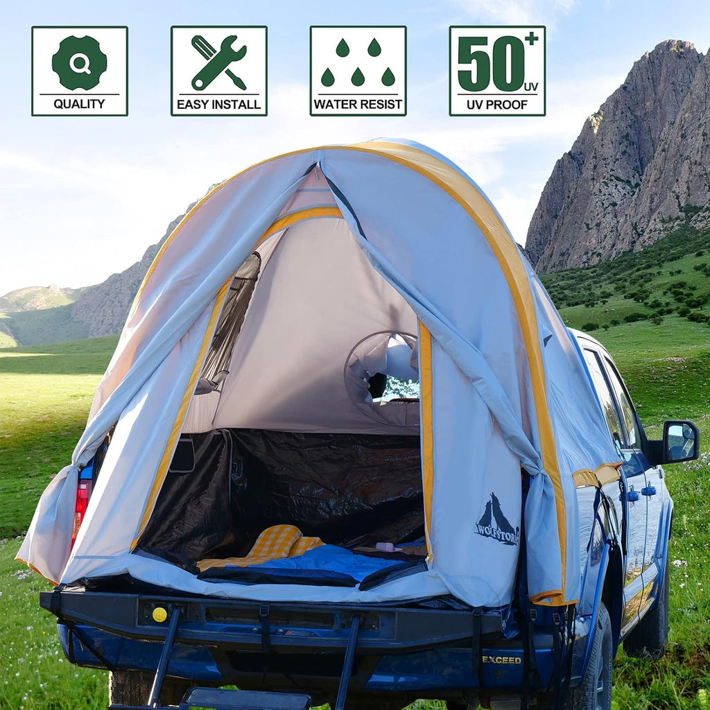 Waterproof 5.5-5.8 ft Truck Bed Tent for 2 Person S1345
