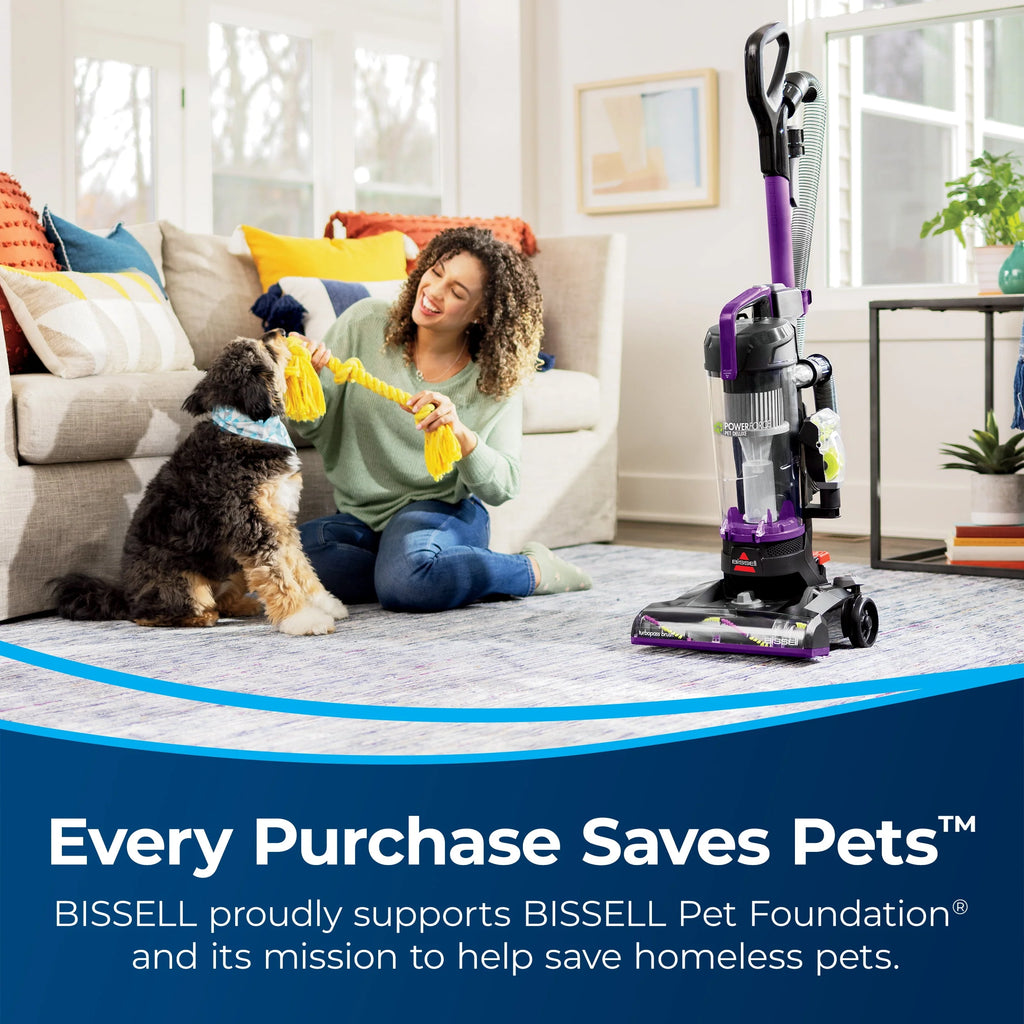 Bagless Upright Pet Vacuum with Live Wand U494940
