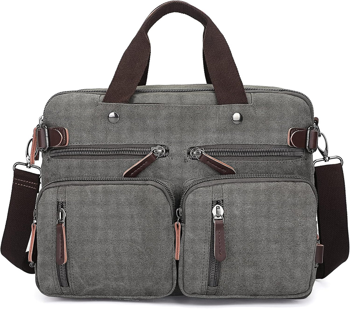 Vintage Canvas Messenger Bag for Laptop U232735