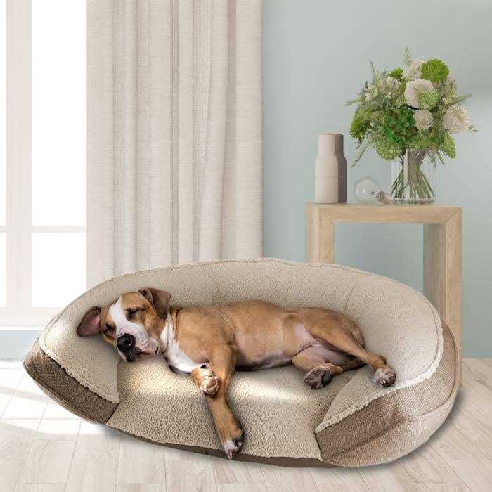 Oval Round Cuddler Pet Dog Bed K414