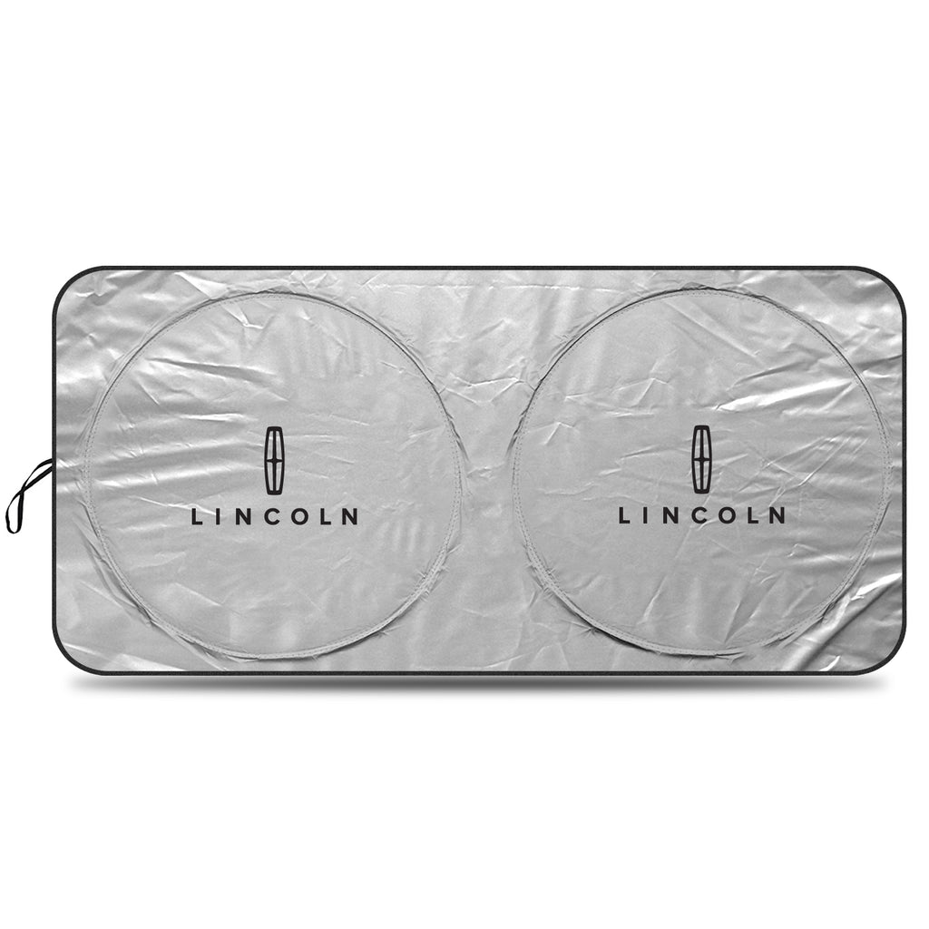 Silver Reflective Fabric Windshield Sun Shade Q703