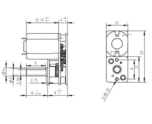 3v DC Electric Motor D4626