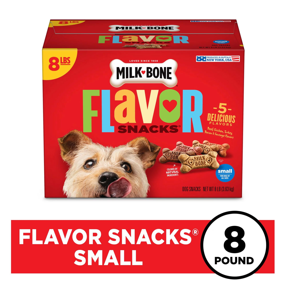 Small Dog Biscuits, 8-Pound R8783