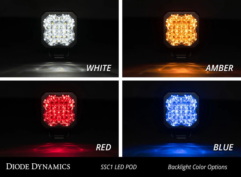 White LED Pod Light Pair P52315