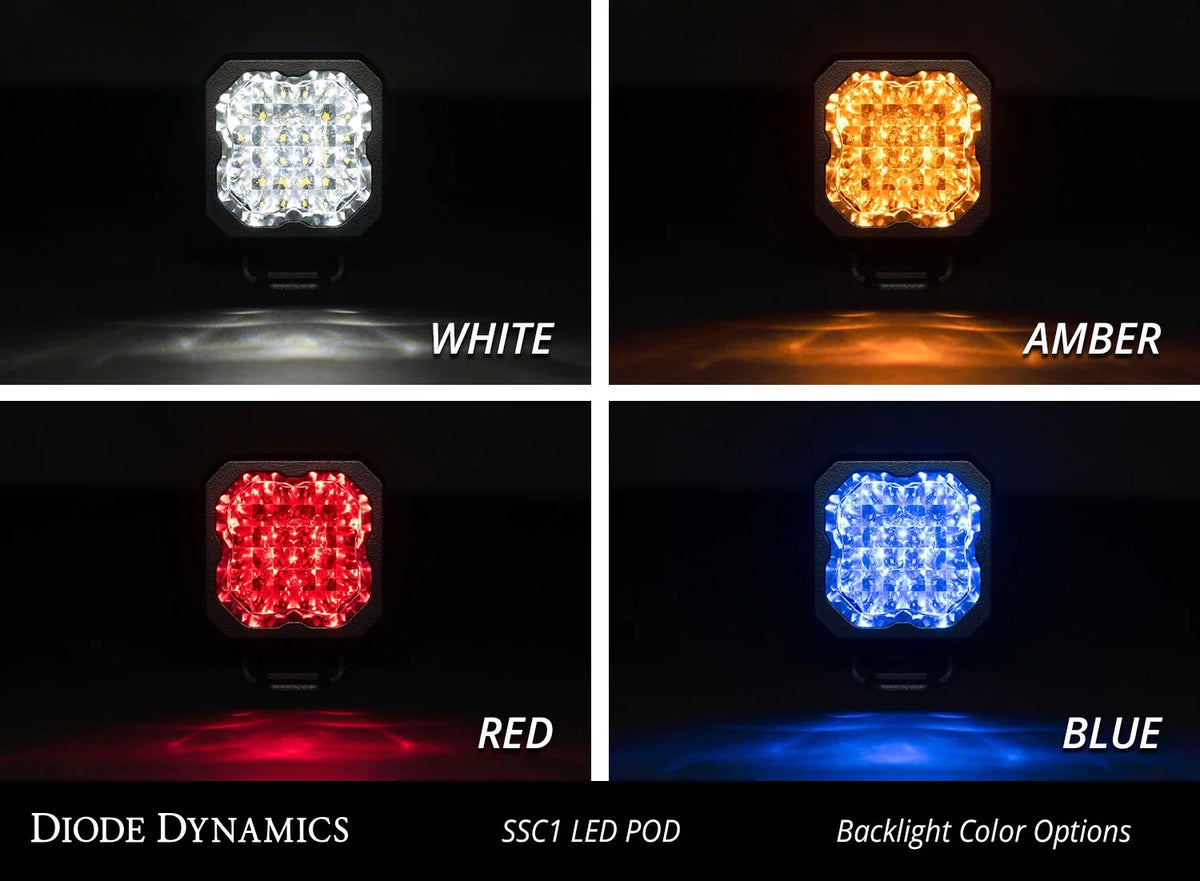 White LED Pod Light Pair P52315
