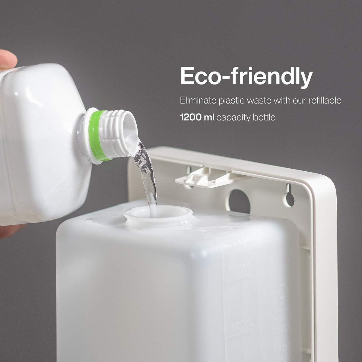 10 Pack Touchless Automatic Hand Sanitizer Dispenser with 1200ml Bottle K68495