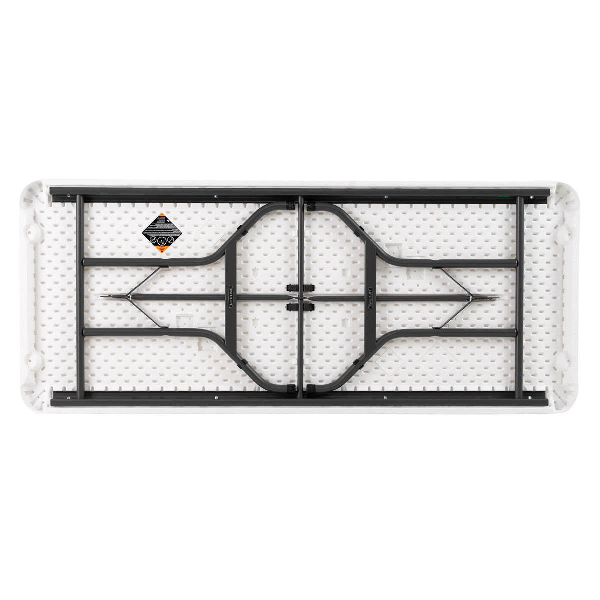 White 6 ft. Rectangle Folding Table Set of 4 P6693