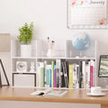 Wood Desktop Organizer Storage Rack White H7531