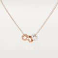 Love Necklace 3 Circles Necklace Z9109