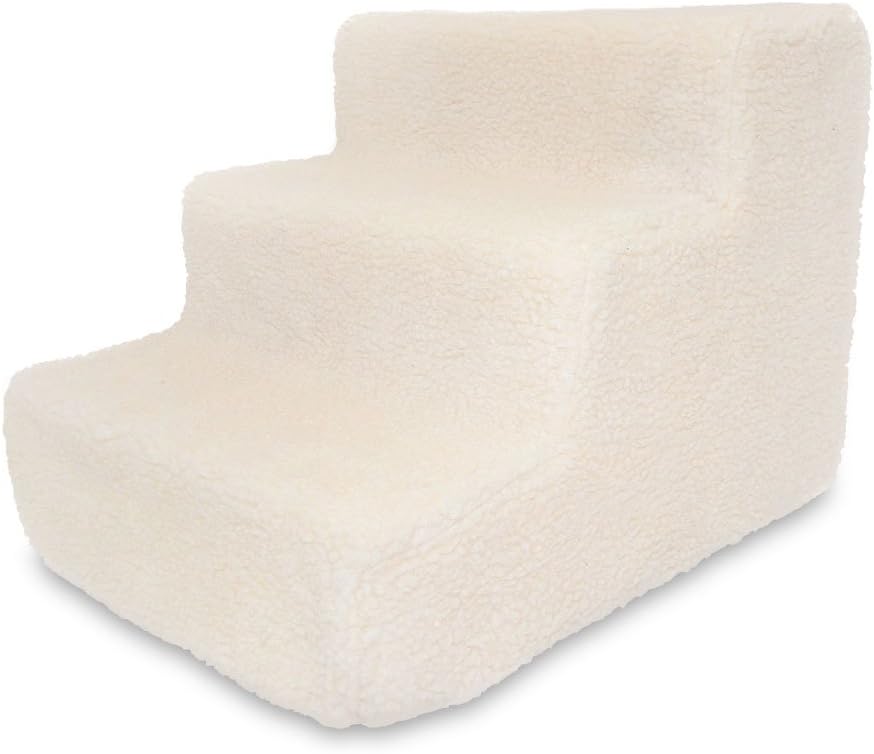 CertiPUR-US Certified Foam 3-Step Pet Steps and Stairs U3806