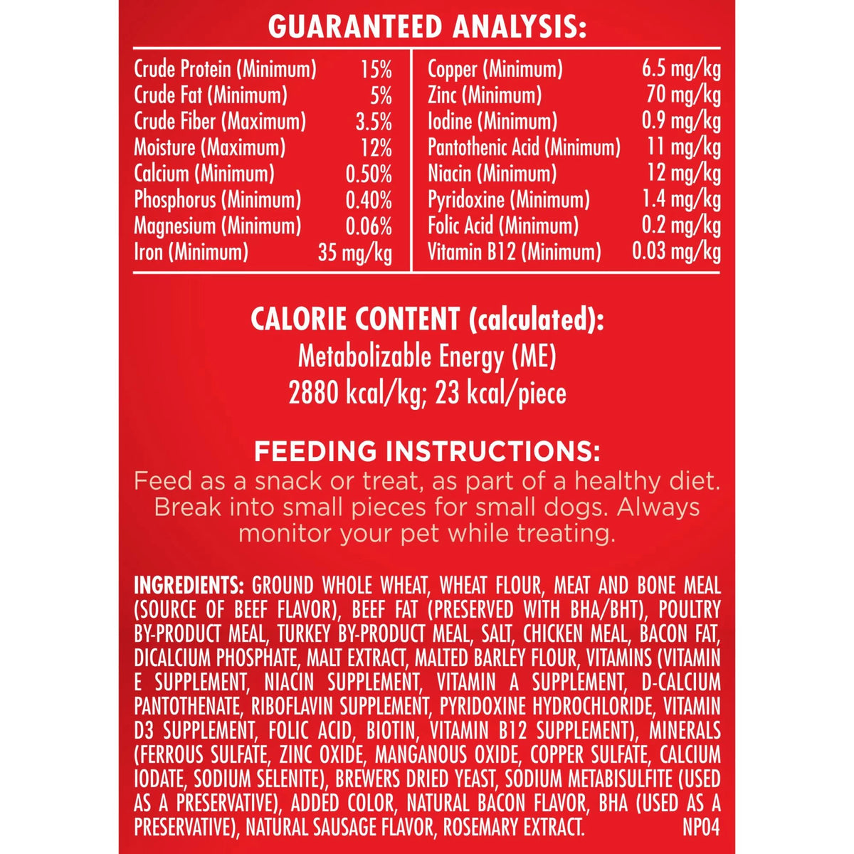 Small Dog Biscuits, 8-Pound R8783